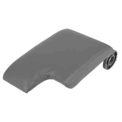Center Console Box Cover Armrest Leather Gray for BMW M3 318i 330i 325i 323i 98 — 第 1/4 张图片