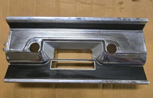 1964 65 MERCURY COMET CYCLONE RADIO PLATE BRACKET/BEZEL CHROME DASH  Face Plate - Picture 1 of 3