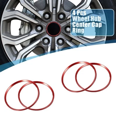 Anillo de tapa central de cubo de rueda de auto 4 piezas para Cadillac XT5 SRX XTS ATS CT6 74x3x68 mm Foto 1 de 4