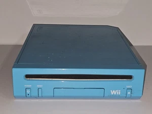 Nintendo Wii RVL-101 Blau NUR KONSOLE getestet & funktioniert - Bild 1 von 9