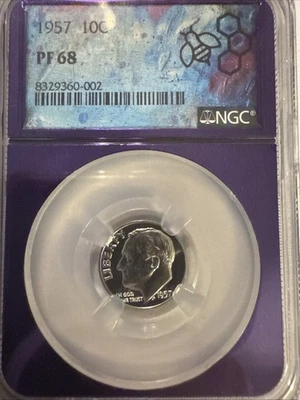 1957 Ngc Pr68 Dime - Image 1 of 4