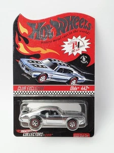 HOT WHEELS RLC EXCLUSIVE OLDS 442 BLACK STRIPE LOW #54 NEW VERY NICE!! RC244 - Picture 1 of 11