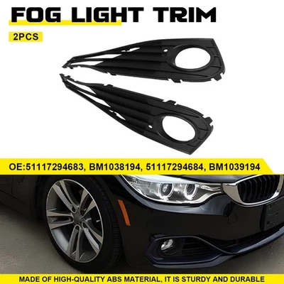 Par de cubiertas antiniebla para parachoques delantero BMW 428i 430i 435i 440i 2014-2020 Foto 1 de 4