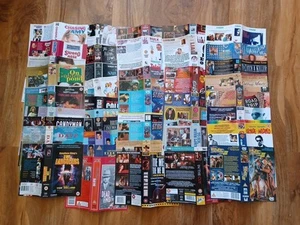 50 VHS Film Video Sleeves Original Video sleeves 80s & 90s EXCELLENT CONDITION - Picture 1 of 4