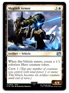 MTG Magitek Armor U Artifact — Vehicle Normal FINAL FANTASY 24 - Picture 1 of 2