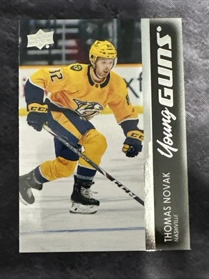 2021-22 Upper Deck Young Guns 476 Thomas Novak Nashville Predators - Image 1 of 2