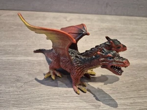 Figurine Legendary Dragon A 2 Heads 2005 Toy Jurassic Fantasy Mythical Vintage - Picture 1 of 4