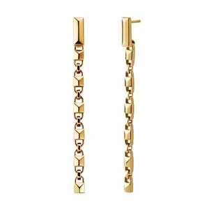 MICHAEL KORS Womens Earrings MKC1012AA710 925% Silver Golden - Picture 1 of 2