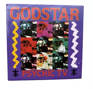 Psychic TV Godstar Temple Records Ltd. Edition 1984 UK Pressing Black Vinyl 7" - Picture 1 of 5
