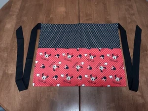 Homemade Waist Apron Minnie Mouse Red White Black - Picture 1 of 1
