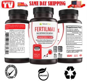 Male Fertility Enhancement Pills Semen Sperm Levels Reproduction Support Capsule - Picture 1 of 9