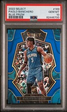 2022-23 Panini Select PAOLO BANCHERO Blue Prizm Rookie RC ORL Magic PSA 10