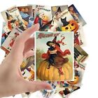 Printing Vintage Pumpkin Writting Cards Rectangle Pumpkin Greeting Cards  Girls