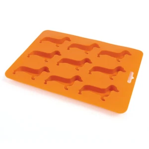 Dog Shaped Reusable Easy Use Funny Creative Silicone Ice Cube Ice Cube Tray - Afbeelding 1 van 12