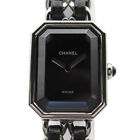 CHANEL Premiere L Armbanduhr H0451 Quarz Edelstahl Leder Gebraucht Damen