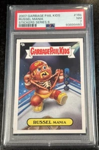 2007 Garbage Pail Kids Russel Mania PSA 7 NM Hulk Hogan 16B Pop 5 Rare - Picture 1 of 4