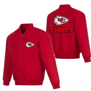 NFL Kansas City Chiefs dicke Wolle Letterman Baseball Varsity Bomberjacke - Bild 1 von 2