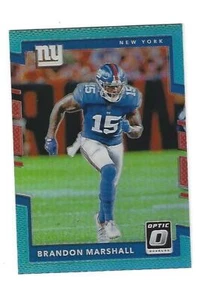 Brandon Marshall 2017 Donruss Optic Prizm Aqua Card, #30,#250 /299 - Picture 1 of 2