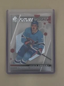 2022 Upper Deck Authentic - Arber Xhekaj Future Watch Clear Cut #154 - Bild 1 von 2