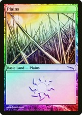 Plains 290 FOIL Mirrodin Moderate Play MTG Magic DNA GAMES
