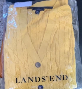 Lands End Sweater Aztec Gold new w/tags - Picture 1 of 3