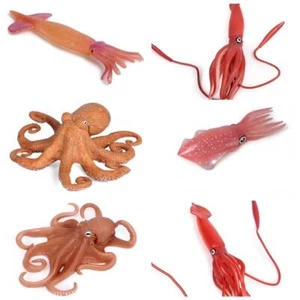 Simulated Solid Marine Animal Model Octopus Octopus Squid Children Cognitive Toy - Picture 1 of 30