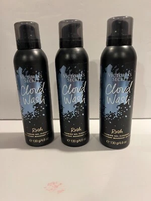 LOT OF 3 VICTORIAS SECRET RUSH CLOUD WASH FOAMING GEL CLEANSER 4.6 oz - Image 1 of 4