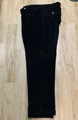Bills Khakis Men’s Black Corduroy Relaxed Fit Sz Waist 35 - Image 1 of 4