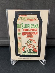 1974 Topps Original  Wacky Packages 7th Series Slopicana