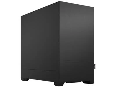 Fractal Design Pop Mini Silent Black mATX Sound Damped Solid Panel Tower Compute - Image 1 of 4