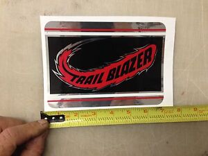 Trail BLAZER Trailblazer mini bike frame fork plate decal sticker