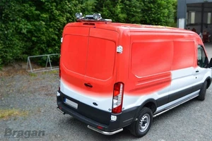 Rear Roof Bar + LEDs For Ford Transit MK8 2014-2021 Stainless Steel Accessory - Picture 1 of 10
