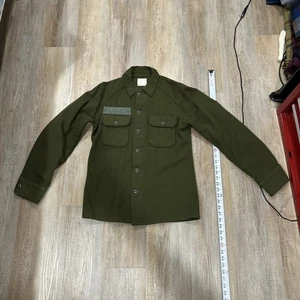 Camicia vintage US Army Cold Weather Field misto lana OG 108 uomo piccola militare - Foto 1 di 14