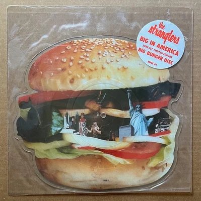 The Stranglers - Big In America RARE ltd. ed. shaped 8" vinyl picture disc '86 - Imagem 1 de 4