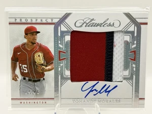 Parche autógrafo Panini 2024 impecable #PPA-YM Yohandy Morales Prospect #/25 - Imagen 1 de 2