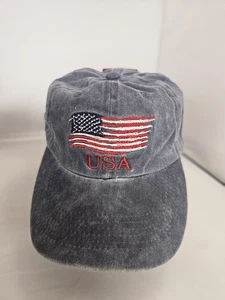 American Flag USA Patriotic Adjustable Cap - Picture 1 of 3