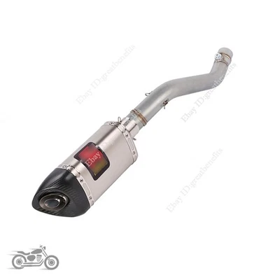 ZX6R For Kawasaki Ninja ZX6R 2024-2026 Exhaust System Slip On Mid Pipe Muffler - Image 1 of 4