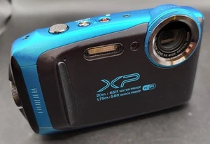 Fujifilm FinePix XP130 Blue Waterproof Compact Digital Camera Case & 16GB JAPAN - Bild 1 von 9