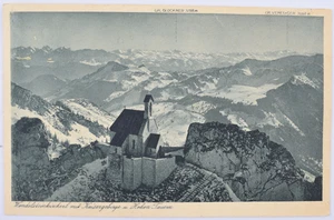 Ansichtskarte Wendelsteingebirge Kaisergebirge Hohen Tauern Bayern 1931 gelaufen - Bild 1 von 2