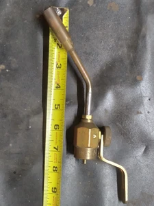 CABEZAL ANTORCHA PROPANO ARTESANO VINTAGE DG-1 PAT. LOGOTIPO CORONA PENDIENTE - Imagen 1 de 6
