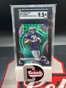 2024 Bowman's U Best DJ Giddens #58 Teal Geometric Refractor /15 KSt SGC 9.5 - Picture 1 of 1
