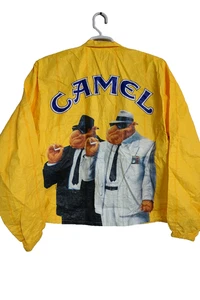 CAMEL COLLECTIBLE YELLOW 1992 TYVEK ZIP UP JACKET/SIZE XL (44-46)/PRE-OWNED - Picture 1 of 4