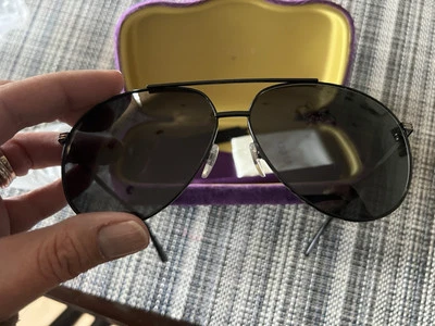 *NEW* Authentic GUCCI Men’s Aviator Sunglasses Black GG0832S - Image 1 of 4