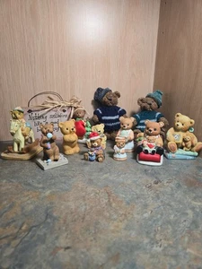 Vintage Teddybär Figuren Konvolut 12 Stück  - Bild 1 von 6