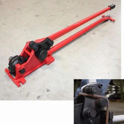 52" Manual 3/4" Rebar Bender & 5/8" Cutter #5 Cutting & #6 Rebar 90°  180° Bends - Image 1 of 4