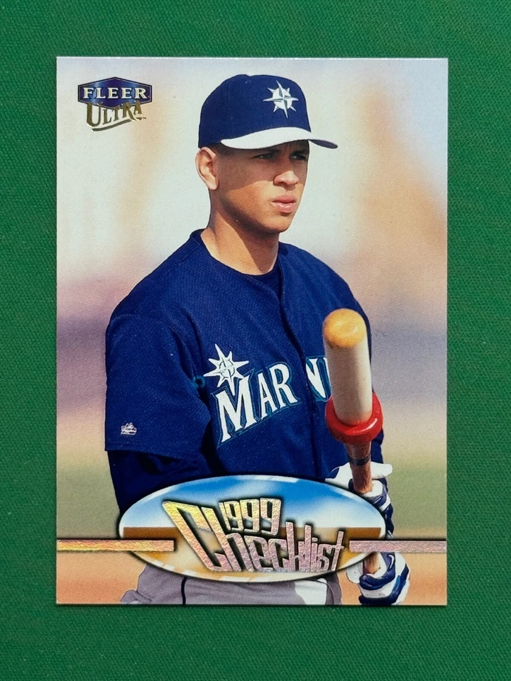 1999 Fleer Ultra Baseball Checklist: 75-148 #212 Alex Rodriguez - Image 1 of 2