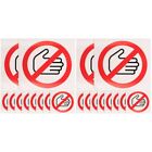 2 Pack Safety Labels Self-adhesive Warning Sign Sticker