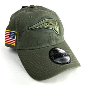 New England Patriots New Era NFL Saludo al Servicio Sombrero Ajustable Nuevo con Etiquetas - Imagen 1 de 9