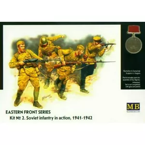 MASTER BOX 3523 Modellino scala 1:35 lotta di frontiera dell'estate 1941 fanteria russa - Foto 1 di 5