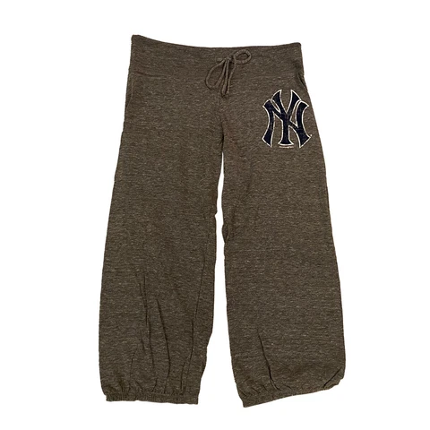 Womens New York Yankees Capri Workout Pants Activewear NEW MD Cover